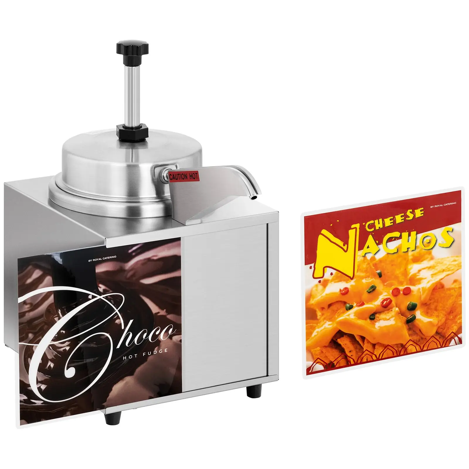 chaud fudge distributeur pompe électrique commercial nacho chauffe-fromage  nacho