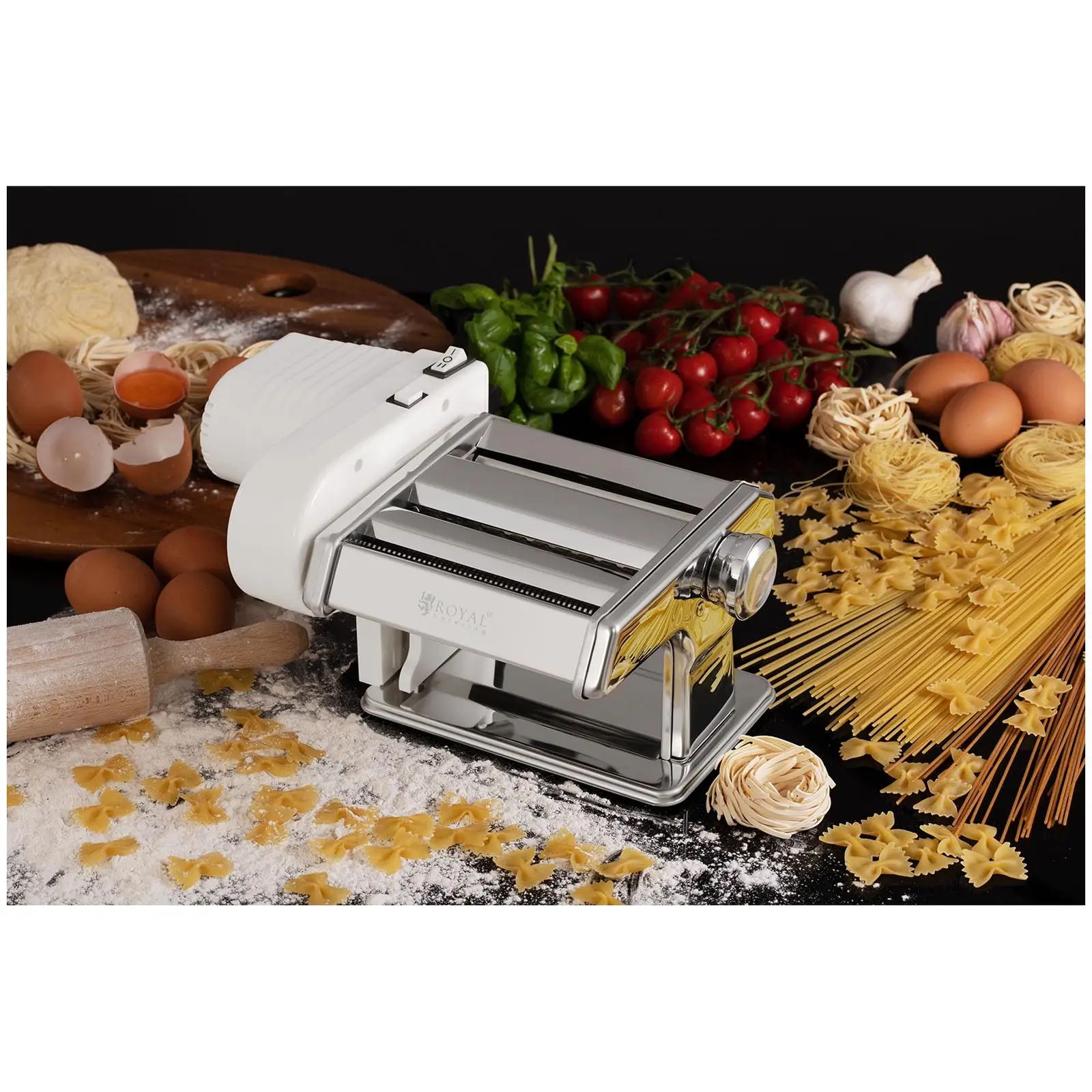 Machine à pâtes fraiches - 14 cm - 0,5 à 3 mm - Manuelle ou électrique