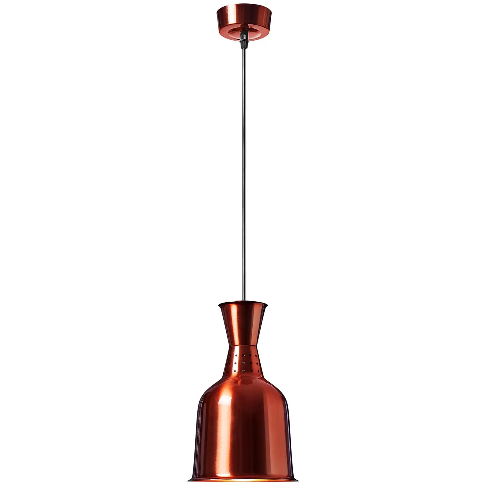Lampe chauffante - Laiton - 19 x 19 x 29 cm - Royal Catering - Acier