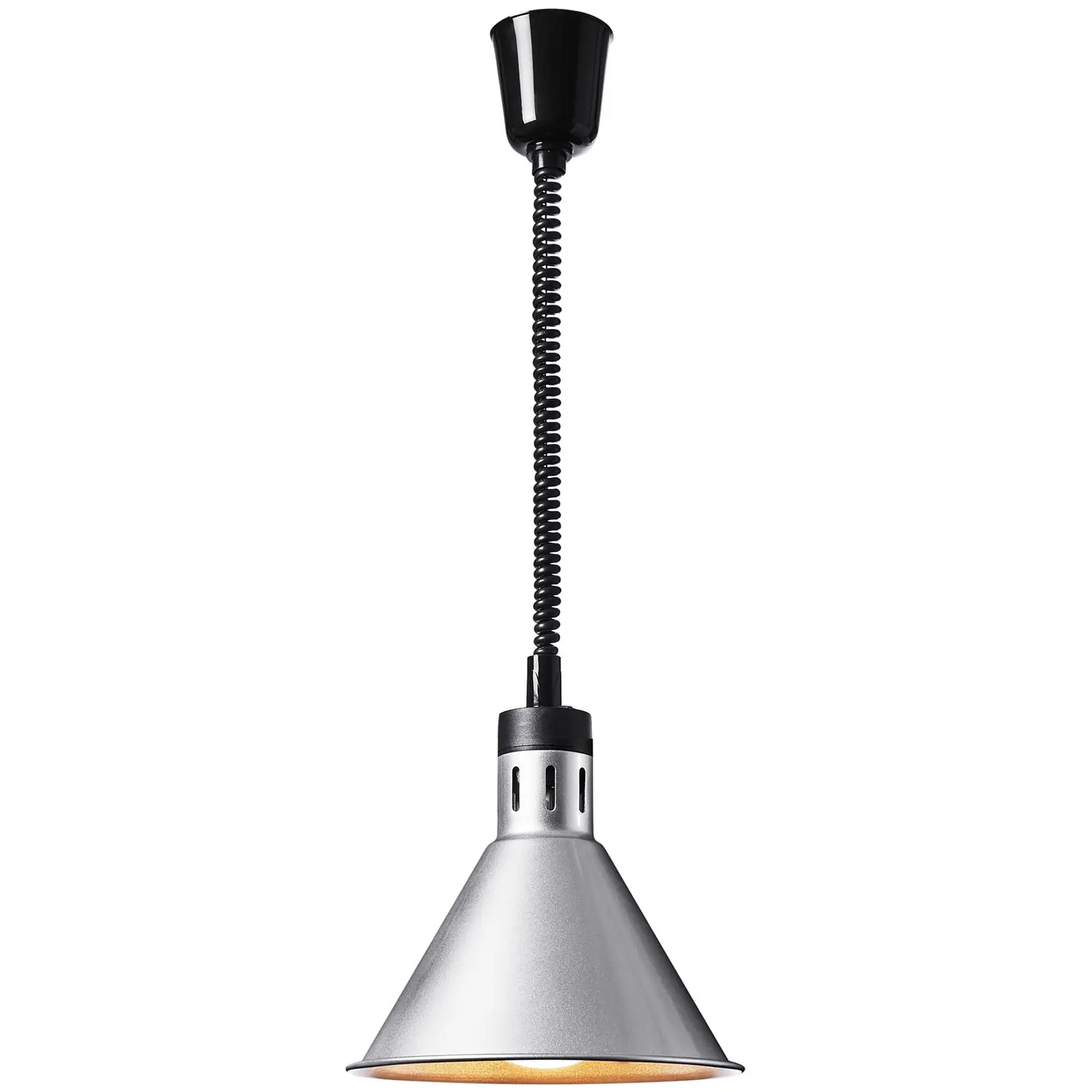 Lampe chauffante - Argent - 27.5 x 27.5 x 31 cm - Royal Catering - Acier