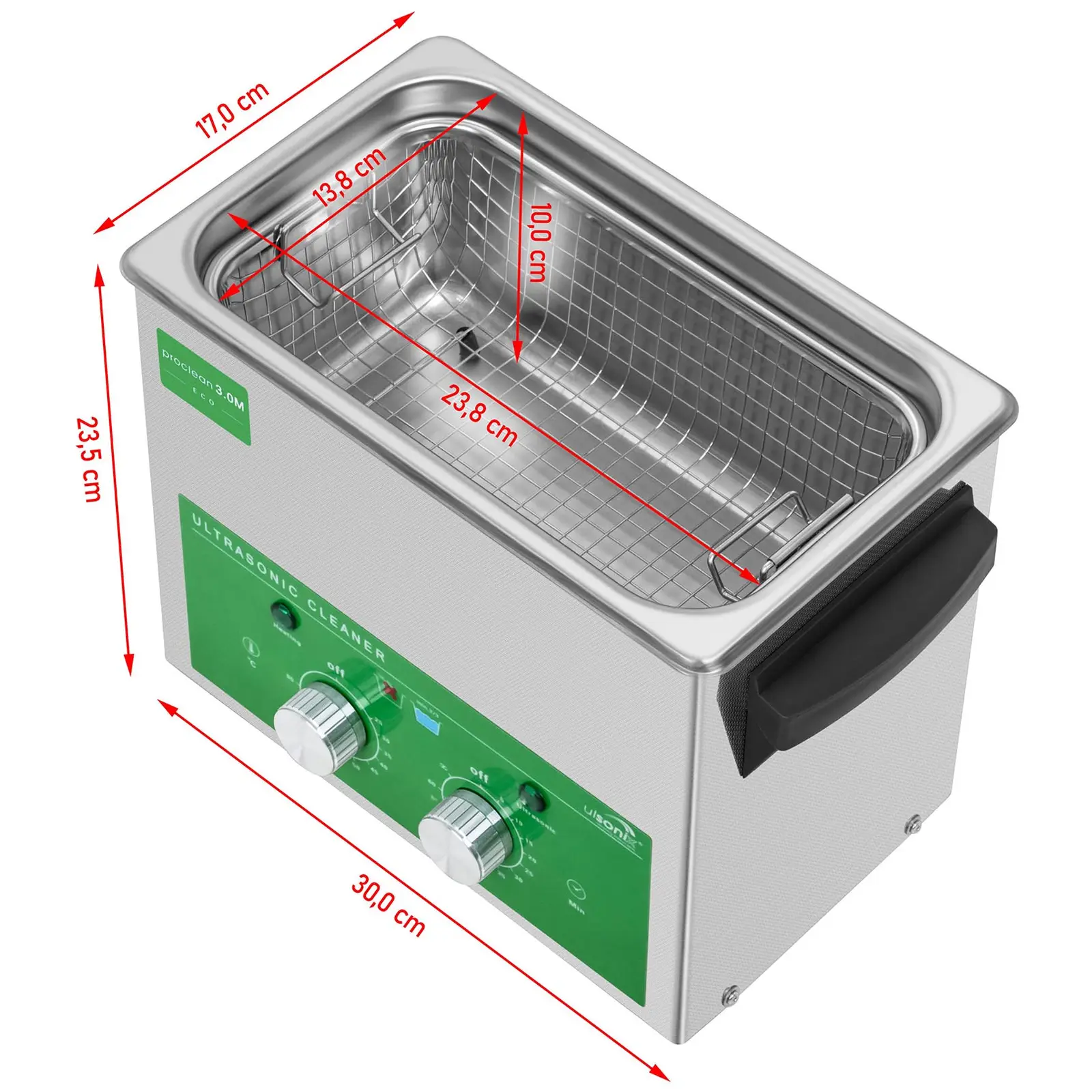 Nettoyeur Ultrason 3 litres Analogique pour les professionnels et les  particuliers