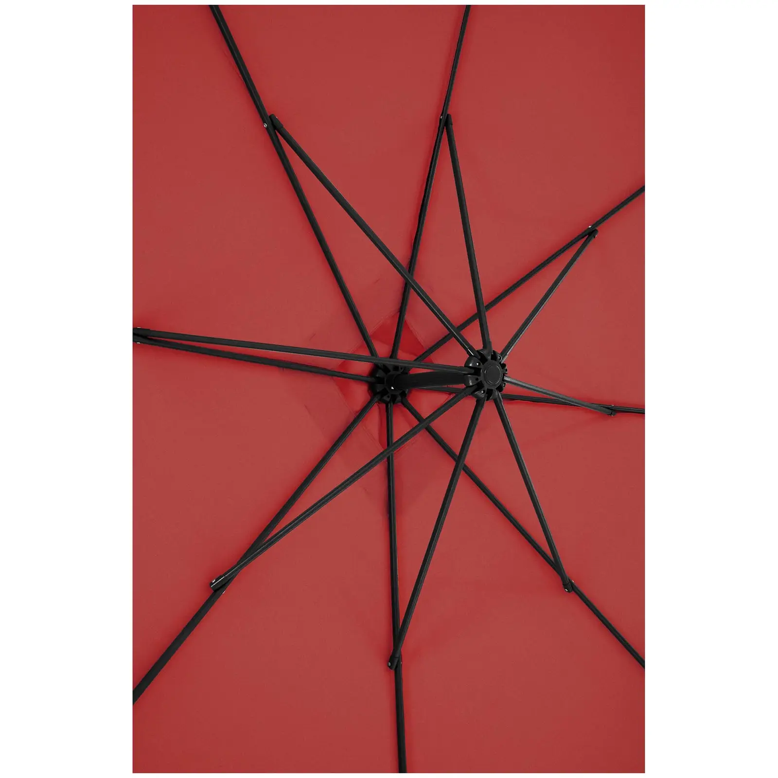 Parasol de jardin - Bordeaux - carré - 250 x 250 cm - inclinable
