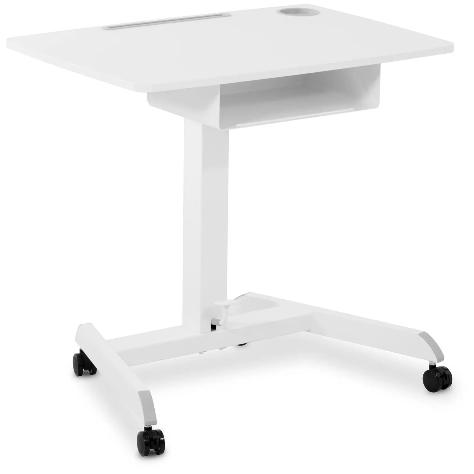 Table pour ordinateur portable - 80 x 56 cm - Inclinaison : 0 - 30° - Hauteur : 760 - 1 130 mm