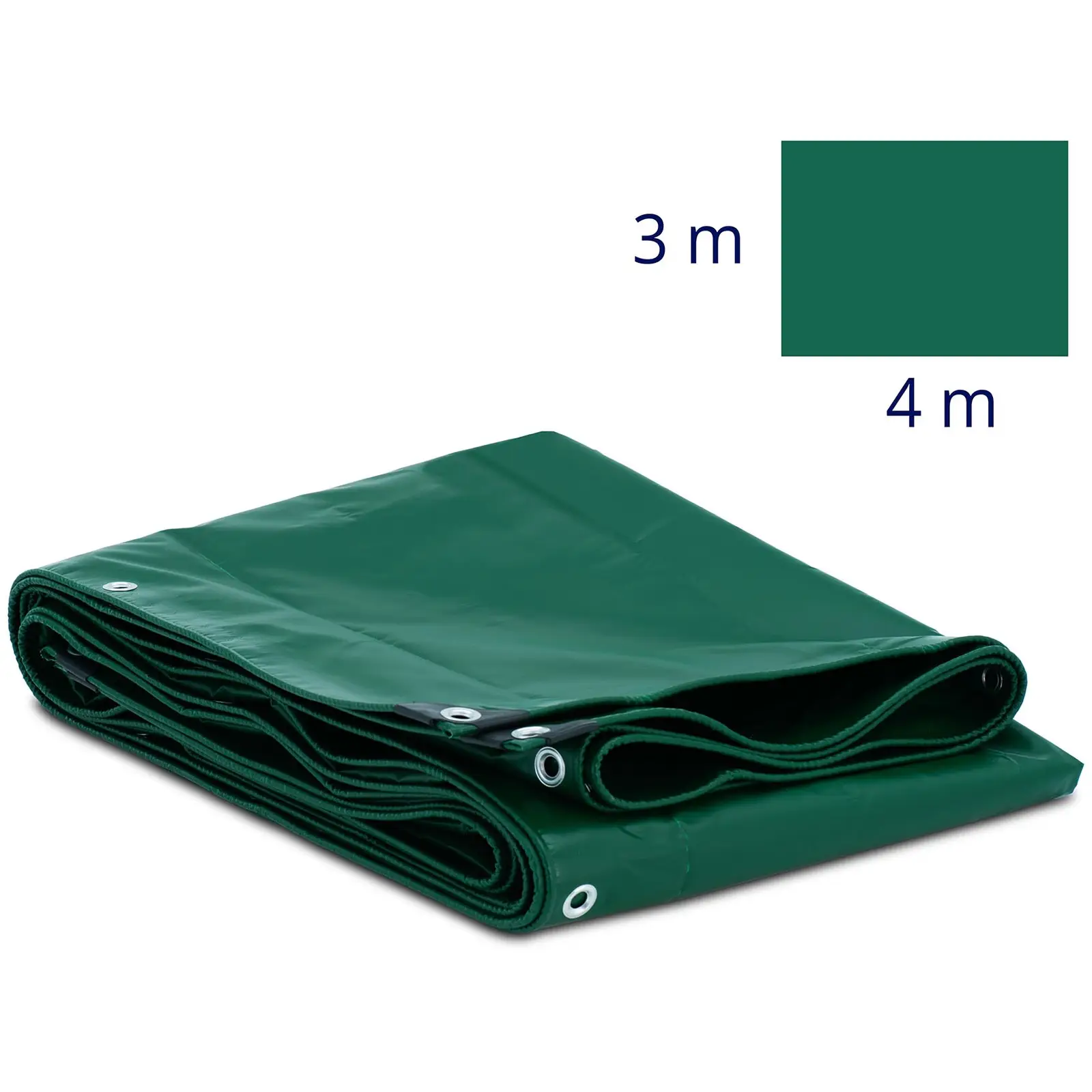 Bâche de protection - avec œillets - 400 x 300 cm - PVC - 650 g/m²