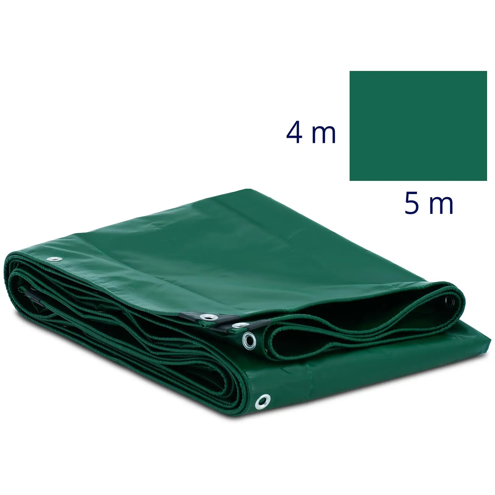Bâche de protection - avec œillets - 500 x 400 cm - PVC - 650 g/m²