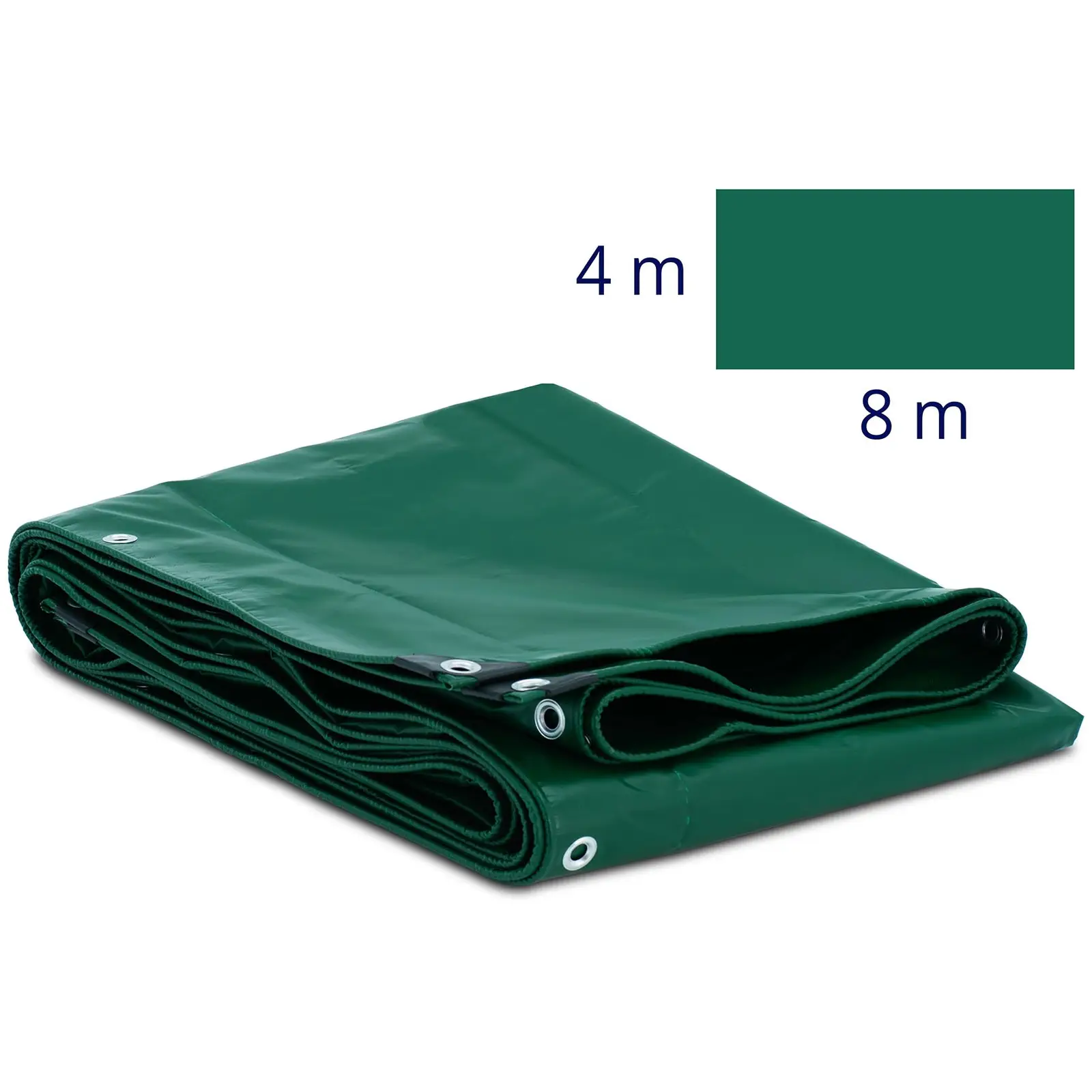 Bâche de protection - avec œillets - 800 x 400 cm - PVC - 650 g/m²