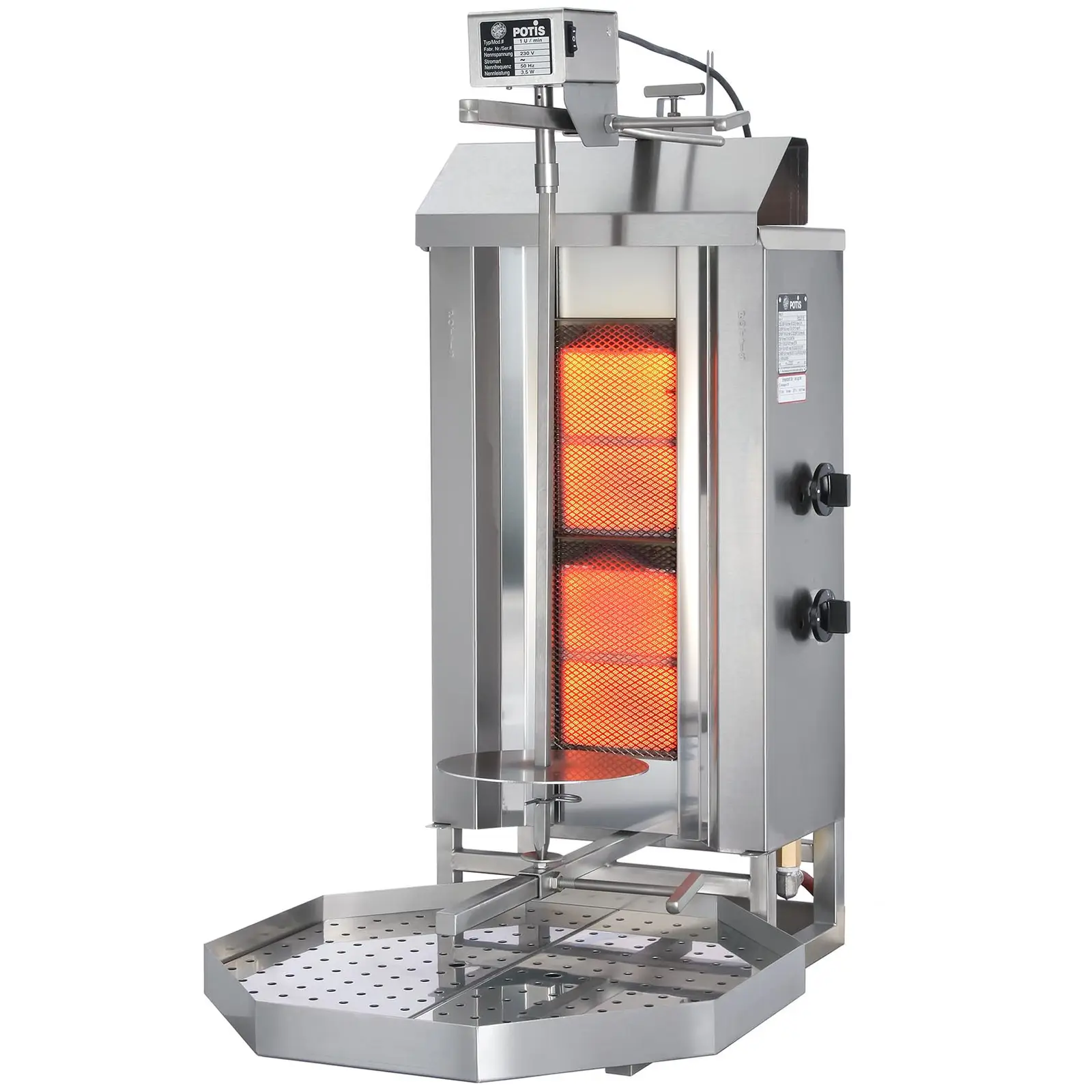 Machine à kebab - 5600 W - Gaz naturel